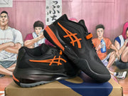 ASICS Black and Orange Basketball Shoes
