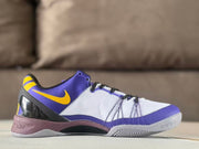Nike Kobe 8 Elite Basketball Shoes, Lakers White Purple Gold