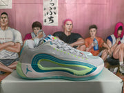 Jordan Basketball Sneakers White Blue Green