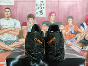 Nike Black and Red Basketball Sneakers