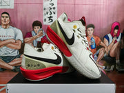 Nike Basketball Sneakers White Black Red Rabbit Year