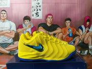 Nike LeBron Basketball Shoes in Yellow and Blue