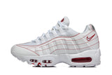 Nike Air Max 95 White and Red Sneakers