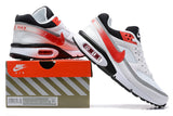 Nike Air Max Sneakers White Red Grey