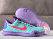 Nike Kobe 10 EYBL Basketball Sneakers Aqua Purple