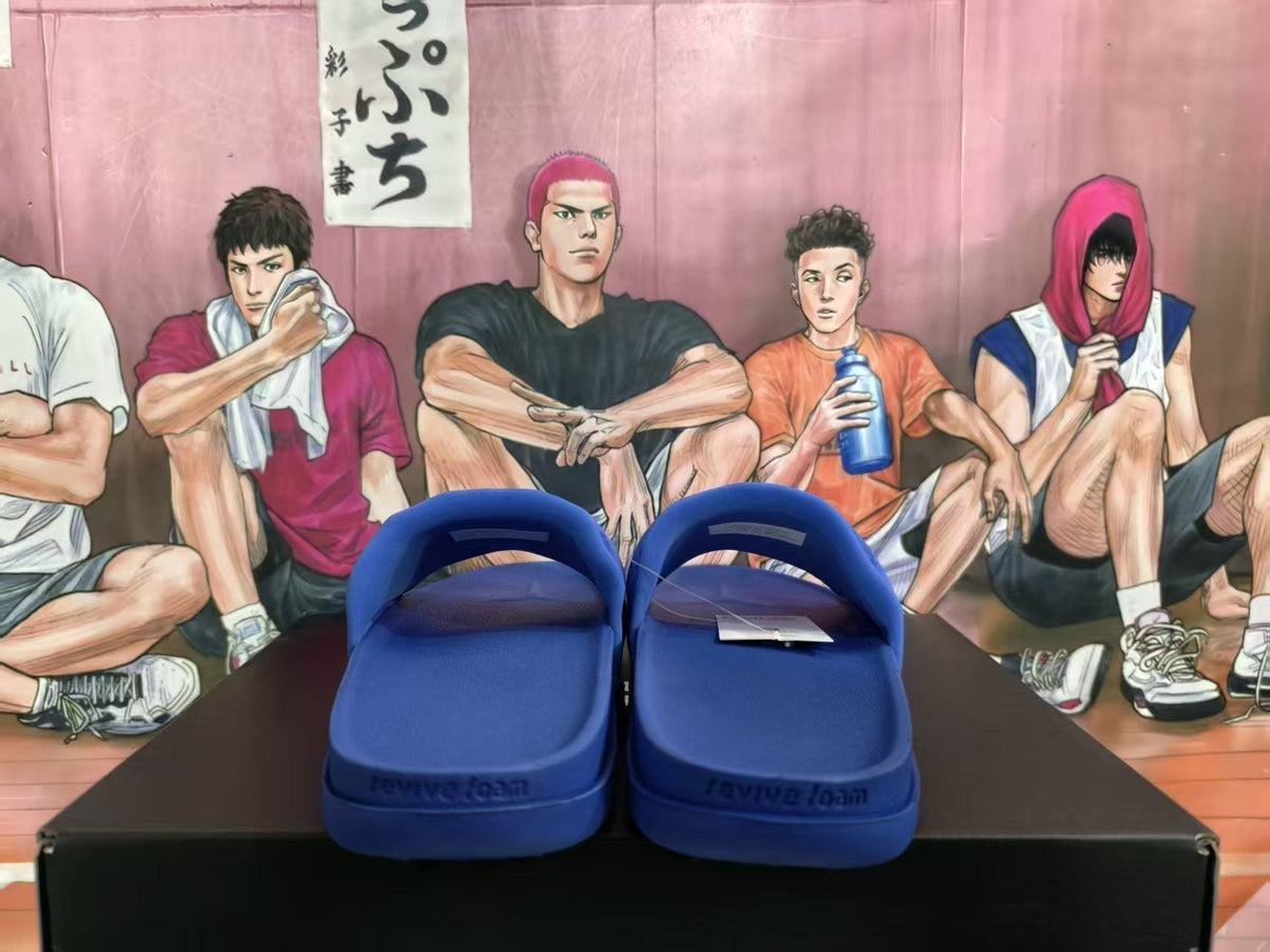 Kobe Blue Basketball Slides