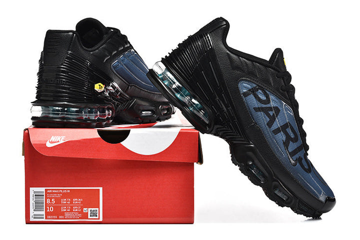 Nike Air Max Plus III Paris Sneakers Black and Blue
