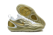 Nike 511-2 White and Gold Basketball Sneakers