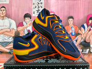 Nike Basketball Sneakers in Navy, Yellow and Orange