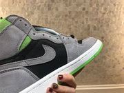 Jordan 1 High Grey Green Sneakers 555088-070