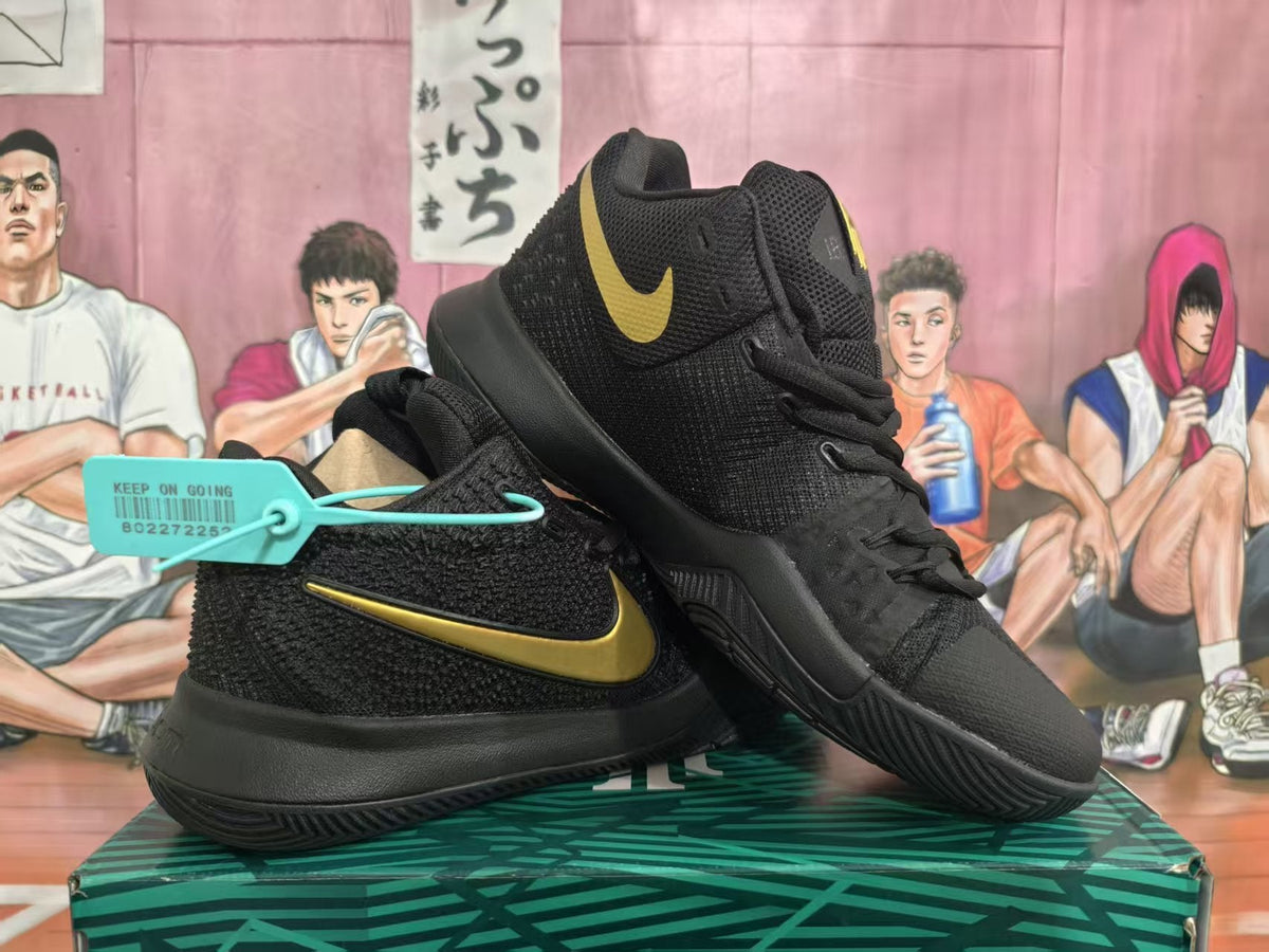 Nike KD Basketball Sneakers Black Gold