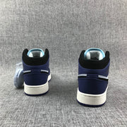 Jordan Air 1 Mid SE GS Sneakers White Black Purple