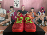 Nike Reverse Hornets Basketball Sneakers Red Green