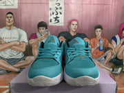 Nike Grizzlies Basketball Sneakers Teal and Red