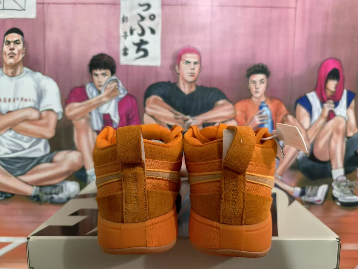Nike Orange Low-Top Sneakers