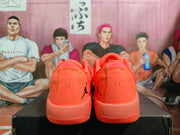 Jordan Orange Low-Top Basketball Sneakers