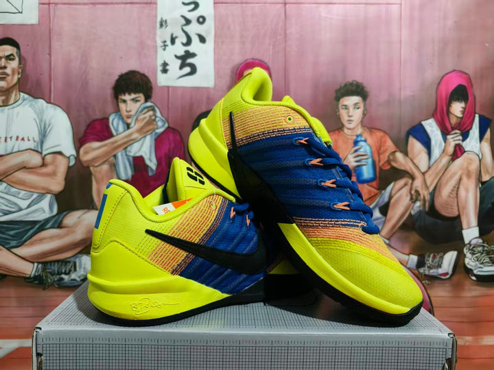 Nike Kobe 8 Basketball Shoes Yellow Blue