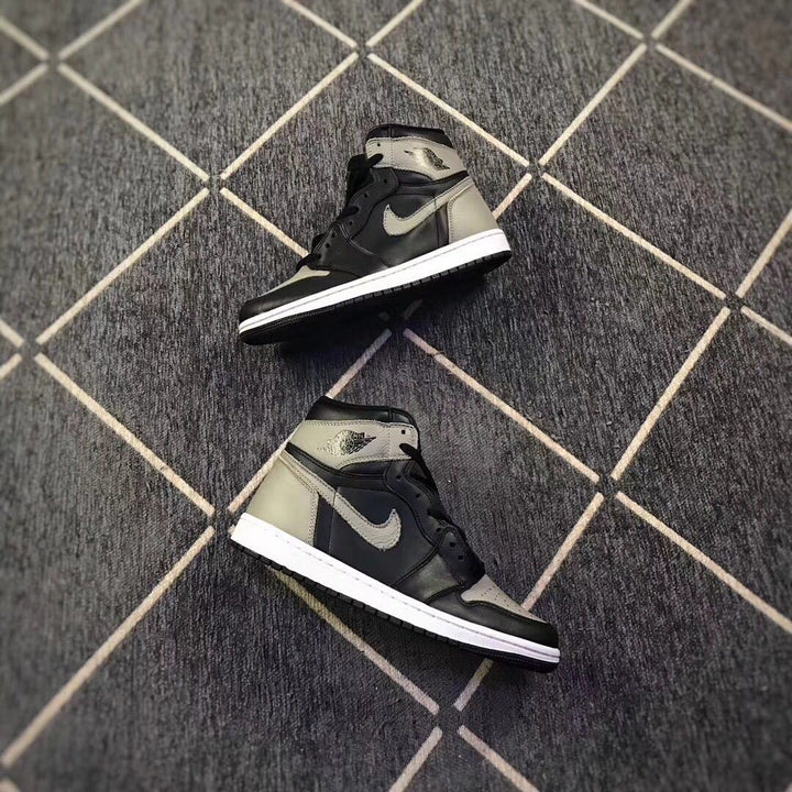 Air Jordan 1 Shadow High-Top Sneakers Black Grey
