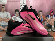 Nike Black and Pink Basketball Sneakers