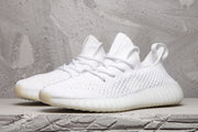 Yeezy 350 V2 White Knit Sneakers