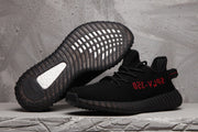Yeezy 350 V2 Black Knit Sneakers