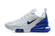 Nike Air Max 270 Premium White and Blue Sneakers