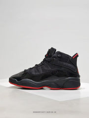 Jordan 6 Rings Sneakers Black Red
