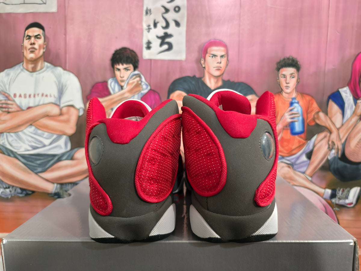Jordan Basketball Sneakers Gray White Red