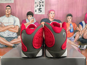 Jordan Basketball Sneakers Gray White Red