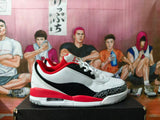 Jordan Air Jordan 3 Low White Black Red Sneakers