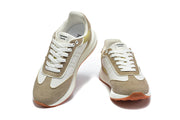 Hermès Trail Sneaker in Taupe, White and Olive
