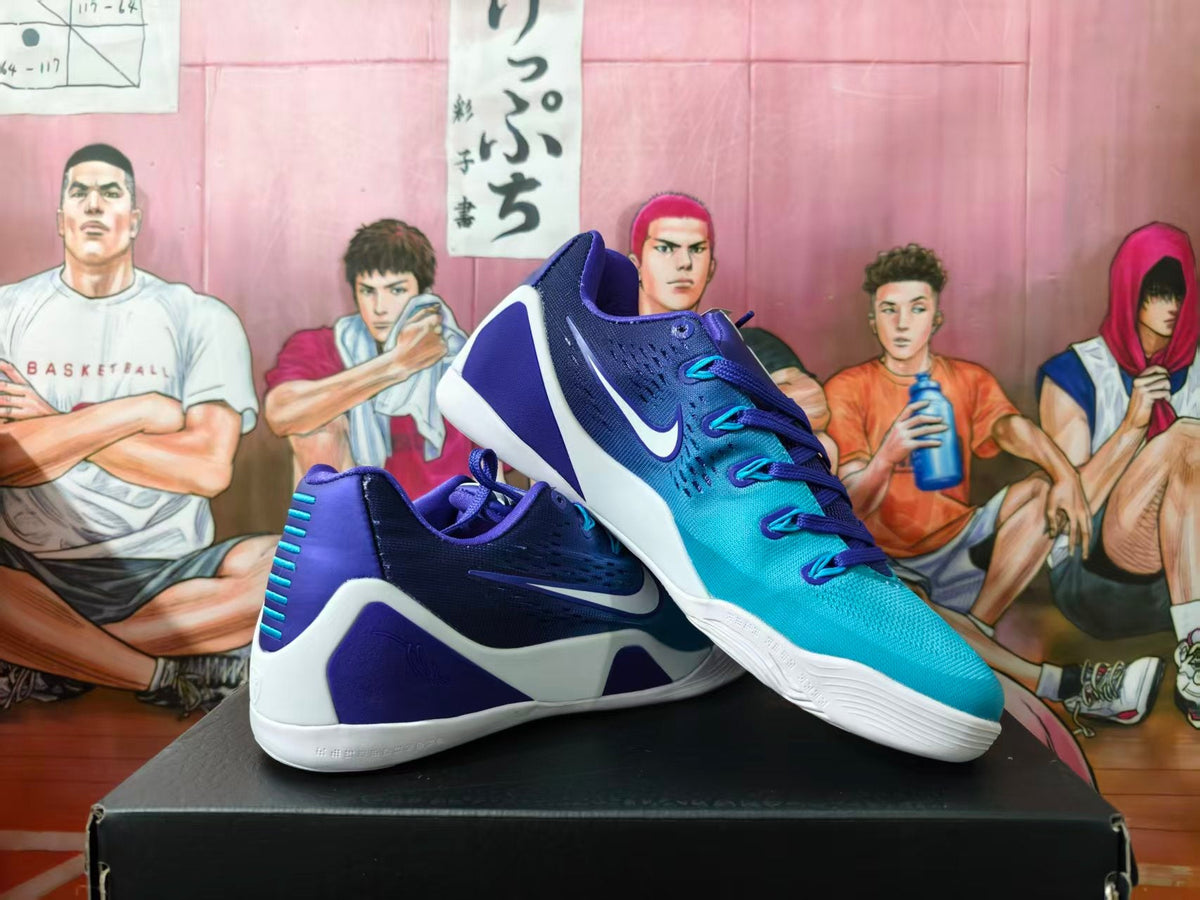 Nike Kobe Basketball Shoes in Blue and Purple
