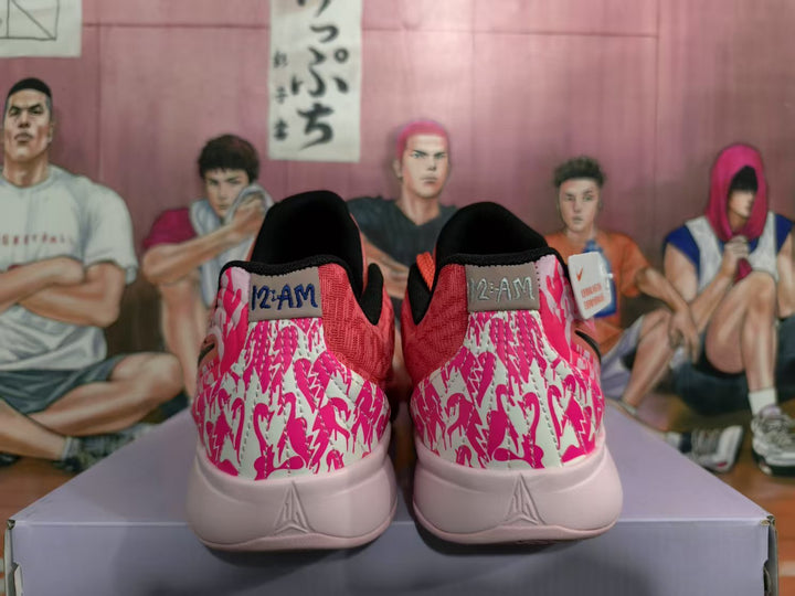 Nike Basketball Sneakers Coral Pink Black White