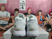 Nike Zoom Basketball Sneakers White and Gold