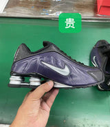 Nike Shox R4 Sneakers in Black and Purple