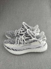 Yeezy 350 V2 Knit Sneakers Black and White