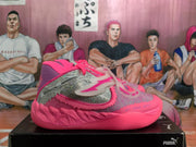 Puma Diamond Concert Basketball Shoes in Pink and Silver