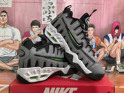 Nike Air More Uptempo Sneakers Grey Black Green