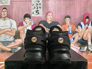 Nike Air Max Black and Dark Red Sneakers