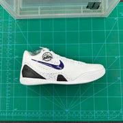 Nike Kobe 9 Low Basketball Shoes White Purple