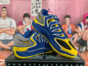 Nike Basketball Sneakers Royal Blue and Yellow