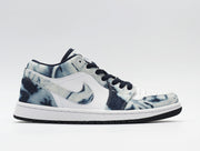 Jordan CZ8455-100 Washed Denim Low-Top Sneakers