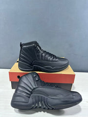 Jordan Air Jordan 12 Winterized High-Top Sneakers Black