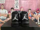 Jordan Black White High-Top Basketball Sneakers