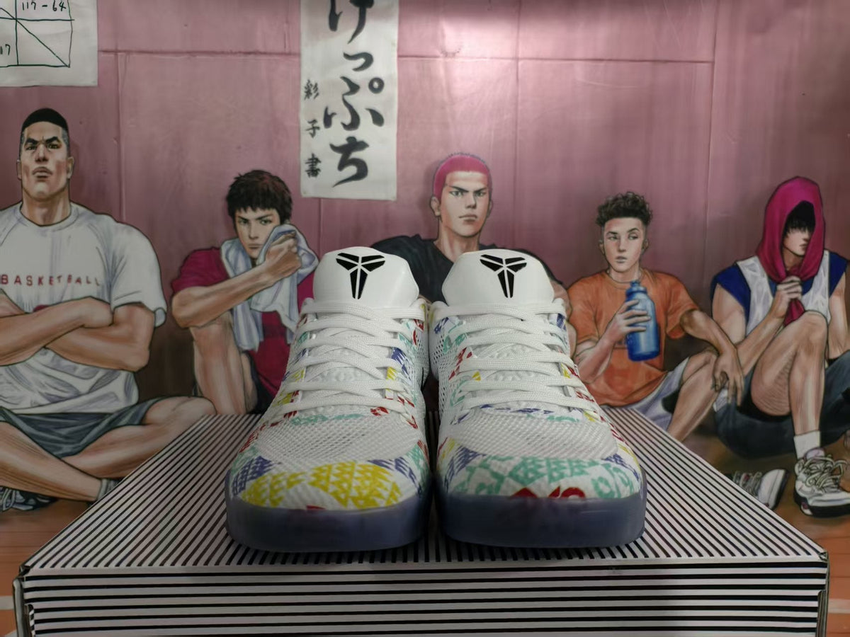 Nike Kobe Basketball Shoes White Multicolor