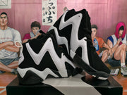 Reebok Black and White Basketball Sneakers