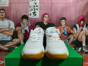 Nike Basketball Shoes White Blue Gum Sole