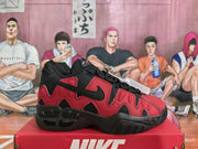 Nike Air More Uptempo Red and Black Basketball Sneakers