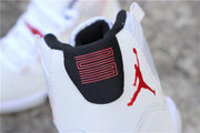 Jordan Air Jordan 11 Platinum Tint White Red Sneakers
