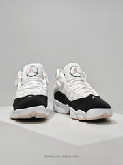 Jordan White Black Pink High-Top Sneakers
